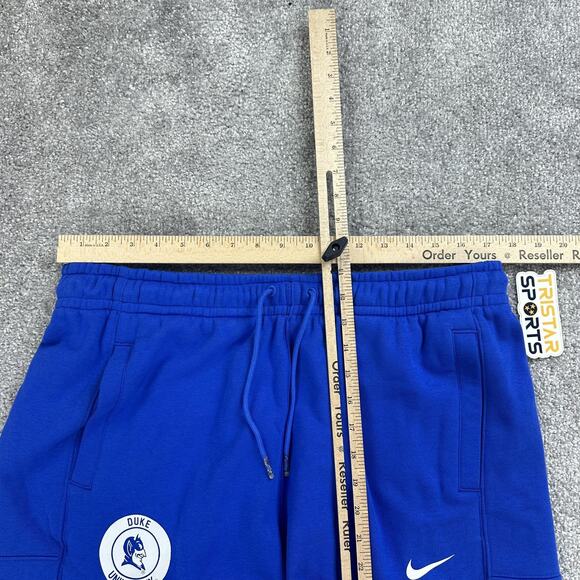 Duke Blue Devils Shorts Mens XL NCAA Basketball Nike Fleece Standard Fit Pockets - Picture 7 of 10